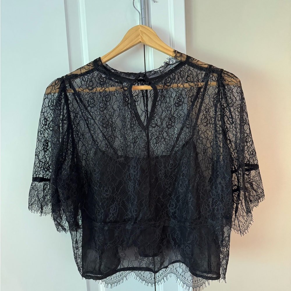 Mango Women’s Lace Top